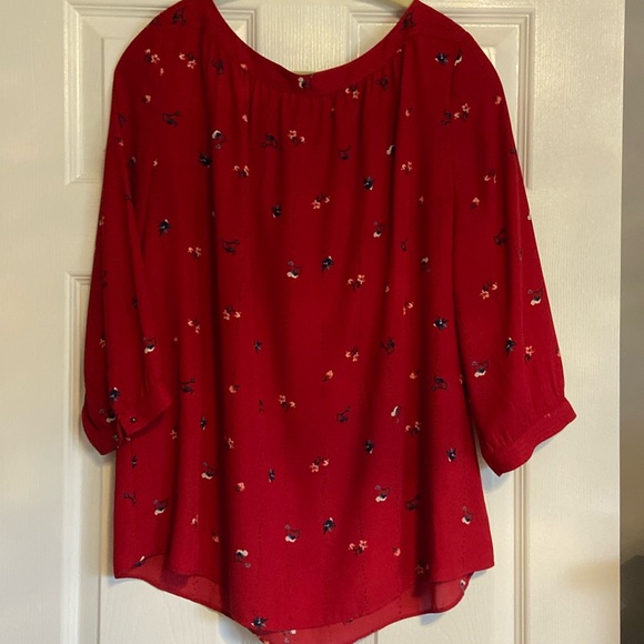 3/4 sleeve loose fitting blouse - washed, never worn - Picture 1 of 4